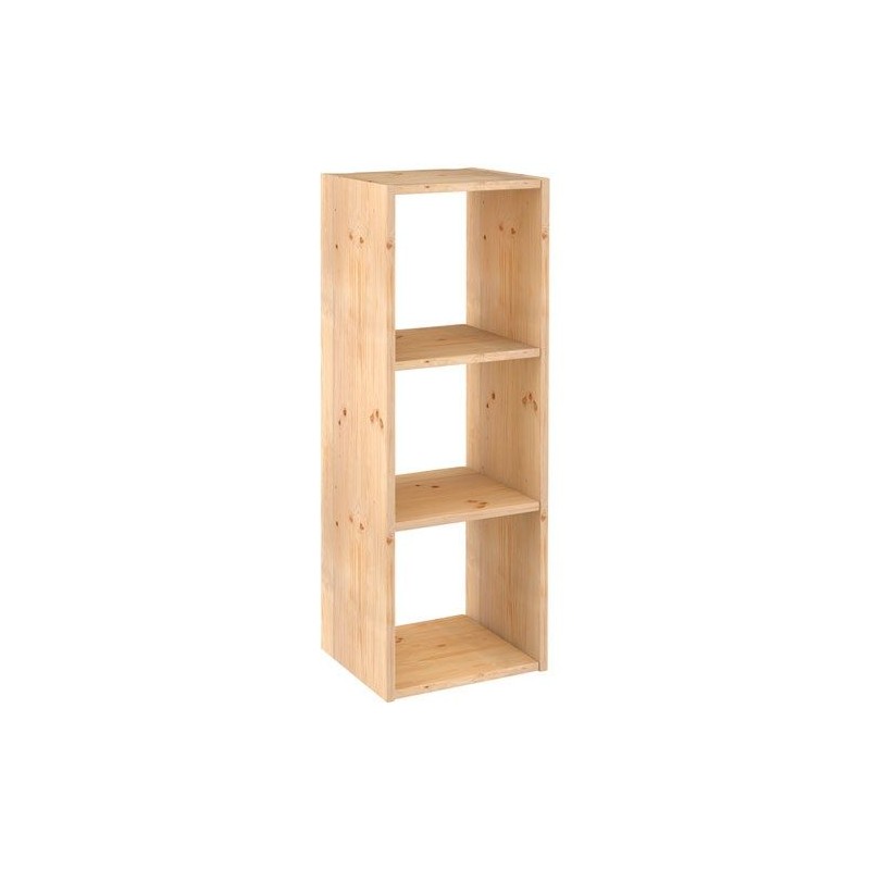 Module de rangement / 3 cases - Pin - 105.4 x 36.2 x 33 cm - ASTIGARRAGA - Rangement de la maison / meuble d'appoint - DE-617084