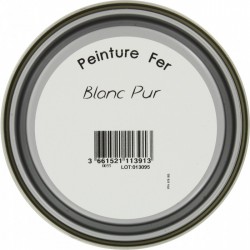 Peinture Fer - Blanc - 0.5 L - ADDICT - Peintures - BR-750468