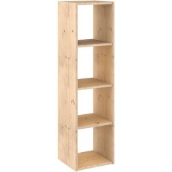 Module de rangement / 4 cases - Pin - 140 x 36.2 x 33 cm - ASTIGARRAGA - Rangement de la maison / meuble d'appoint - DE-617167