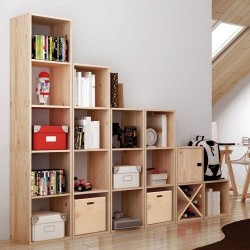 Module de rangement / 2 x 2 cases - Pin - 70.8 x 70.8 x 33 cm - ASTIGARRAGA - Rangement de la maison / meuble d'appoint - DE-...