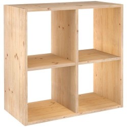 Module de rangement / 2 x 2 cases - Pin - 70.8 x 70.8 x 33 cm - ASTIGARRAGA - Rangement de la maison / meuble d'appoint - DE-...