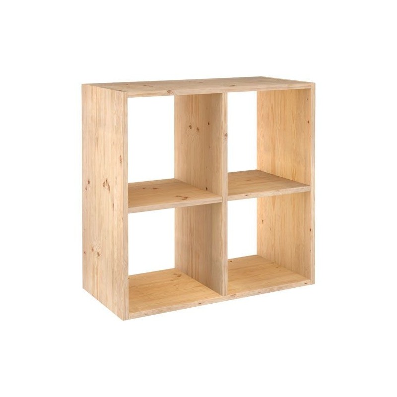 Module de rangement / 2 x 2 cases - Pin - 70.8 x 70.8 x 33 cm - ASTIGARRAGA - Rangement de la maison / meuble d'appoint - DE-...