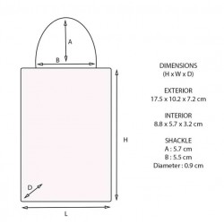 Boite à clés sécurisée - Rétroéclairage - MASTER LOCK - Boite à clés - DE-578139