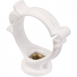 Collier de fixation pour tube - Monobloc - Blanc - NICOLL - Collier de fixation - SI-931350