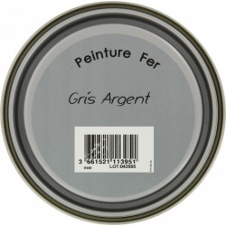 Peinture Fer - Gris argent - 0.5 L - ADDICT - Peintures - BR-750469