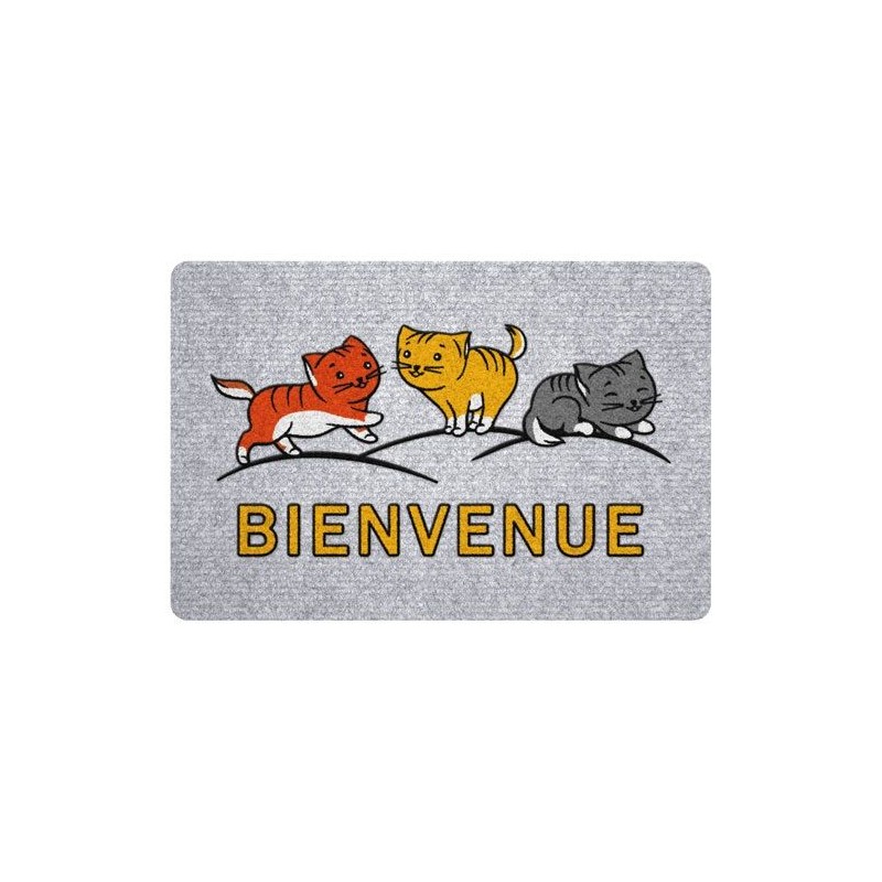 Tapis d'entrée - Greyflock - Chats - 40 x 60 cm - ID MAT - Tapis - DE-532474