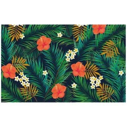 Tapis d'entrée - Boston Tropical - 50 x 80 cm - ID MAT - Tapis - DE-548678