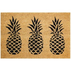 Tapis d'entrée - Coco Naturel - Ananas - 40 x 60 cm - ID MAT - Tapis - DE-532409