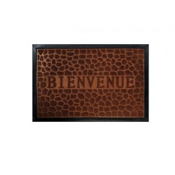 Tapis d'entrée - Sculpté Galets - Marron - 40 x 60 cm - ID MAT - Tapis - DE-200311