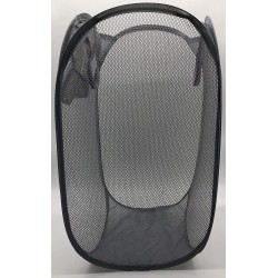 Panier à linge souple et pliable - 58 x 36 x 36 cm - Gris - Rangement et soin du linge - JJ938623