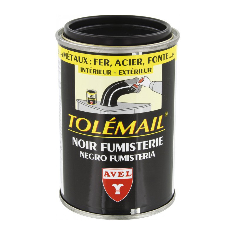 Peinture Fumisterie - Noir - 250 ml - TOLEMAIL - Peintures - BR-108928