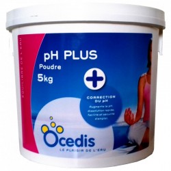 Équilibre du pH - pH Plus en poudre - 5 Kg - OCEDIS - Traitement / réparation piscine - 52500050