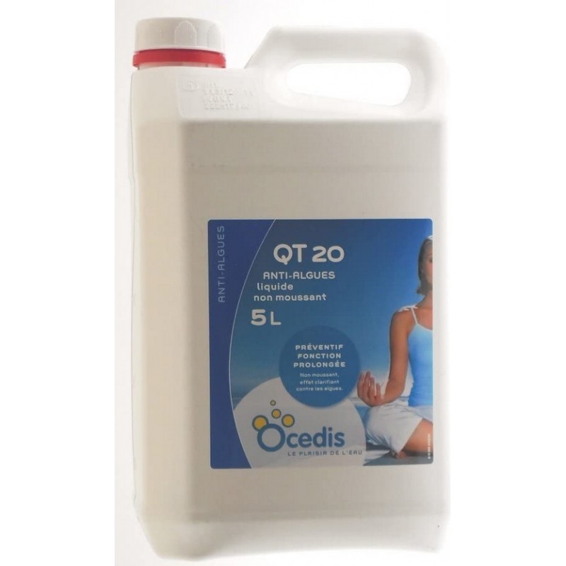 Anti-algues QT 20 - 5 L - OCEDIS - Traitement / réparation piscine - 632020050