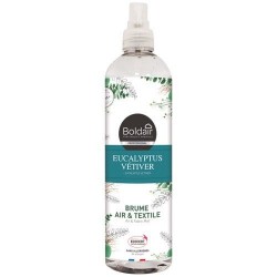 Brume parfumée - Air / Textiles - Eucalyptus / Vétiver - 400 ml - BOLDAIR - Parfum d'intérieur - DE-574369