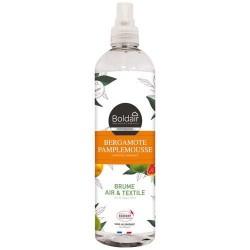 Brume parfumée - Air / Textiles - Pamplemousse / Bergamote - 400 ml - BOLDAIR - Parfum d'intérieur - DE-574328