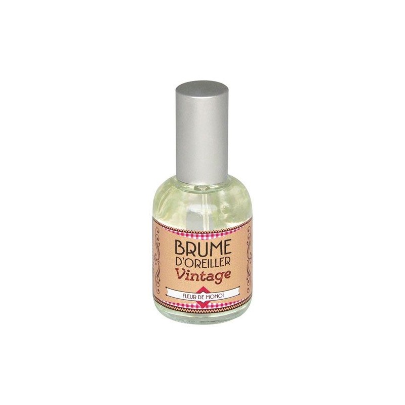 Brume d'oreiller - Vintage - Fleur de Monoï - 50 ml - ODYSSEE DES SENS - Parfum d'intérieur - DE-440867