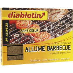 Cubes allume barbecue - x 24 - DIABLOTIN - Allume-feux - BR-635251