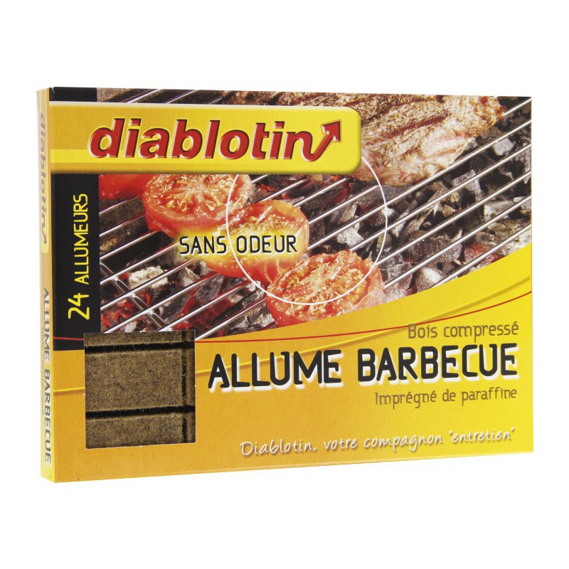 Cubes allume barbecue - x 24 - DIABLOTIN - Allume-feux - BR-635251