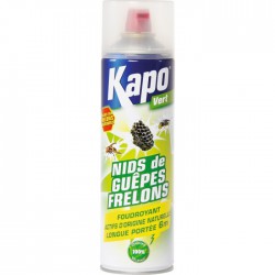 Aérosol insecticide naturel nids de guêpes et frelons - 500ml - KAPO - Insectes volants - BR-200818