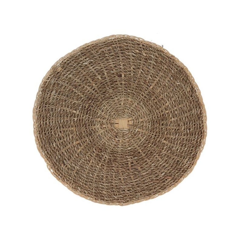 Lot de 6 sets de table - Jonc de mer - Naturel - Bali - D. 38 cm - OGO - Set de table - DE-571001