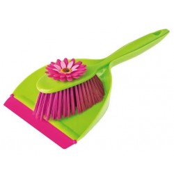 Balayette + pelle - Flower Power - VIGAR - Brosse / Balayette à main - DE-580217