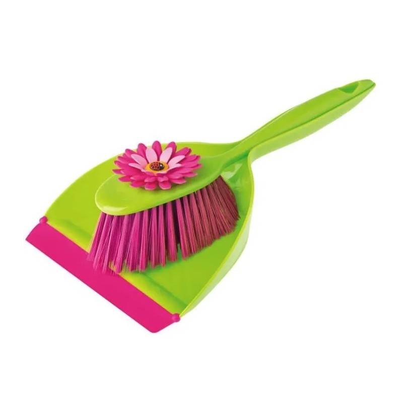 Balayette + pelle - Flower Power - VIGAR - Brosse / Balayette à main - DE-580217