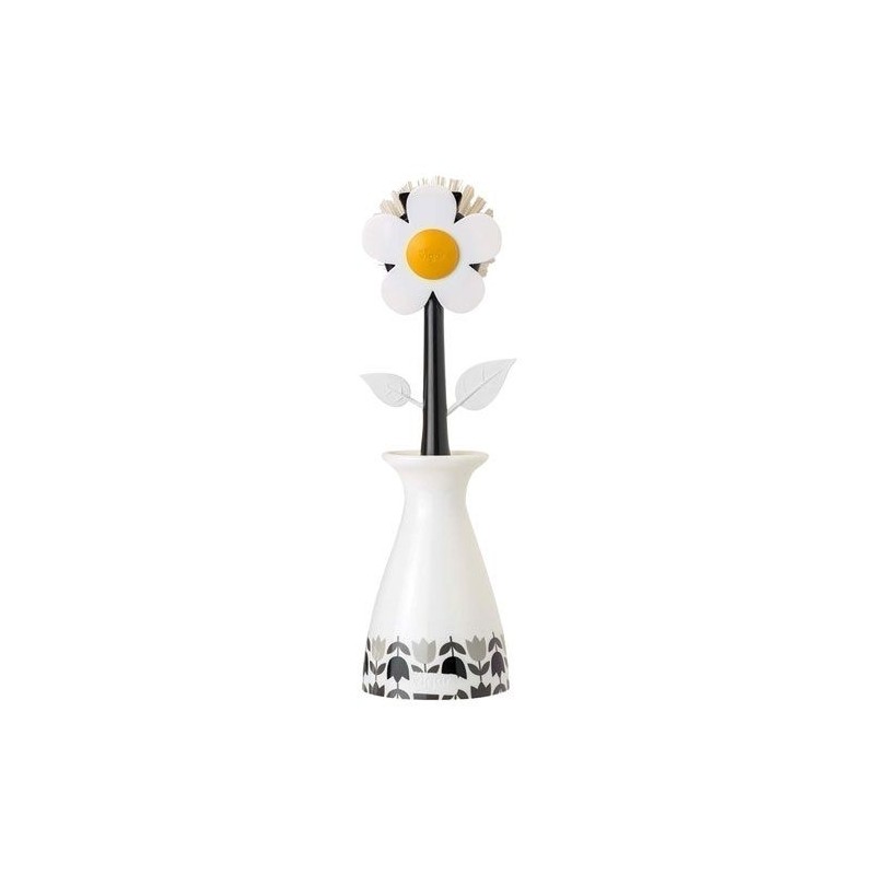 Brosse vaisselle + support - Flower Power Marguerite - VIGAR - Entretien de la vaisselle - DE-314765