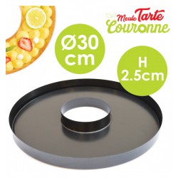 Moule à tarte - Couronne - 30 cm - SCRAPCOOKING - Moules - DE-443481