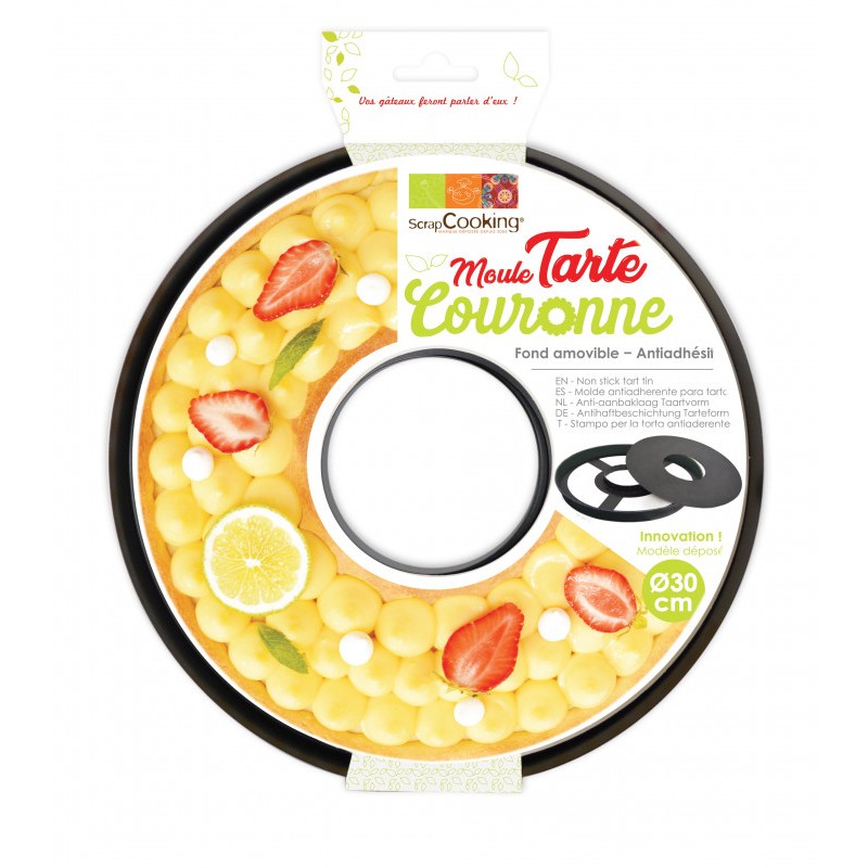 Moule à tarte - Couronne - 30 cm - SCRAPCOOKING - Moules - DE-443481