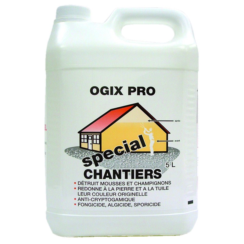 Javel Spécial chantier - 5 L - OGIX PRO - Hygiène de la maison - 218543