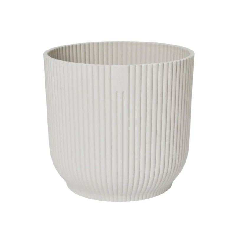 Pot rond - Vibes Fold - H. 16.8 cm - Blanc - ELHO - Pots ronds - DE-562901