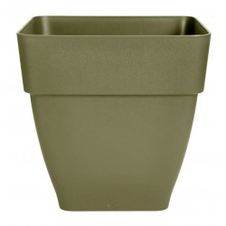 Pot carré - Vibia Campana - H. 28.2 / L. 28.8 cm - Vert cendré - ELHO - Pots carrés - DE-562588