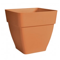 Pot carré - Vibia Campana - H. 35.6 cm / L. 36.4 cm - Terre cuite - ELHO - Pots carrés - DE-562604