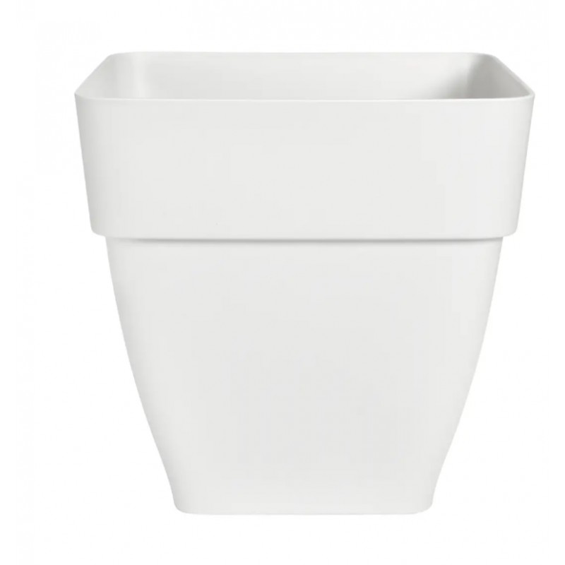 Pot carré - Vibia Campana - H. 35.6 cm / L. 36.4 cm - Blanc - ELHO - Pots carrés - DE-562596