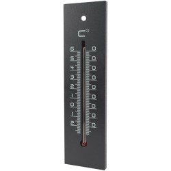 Thermomètre - Bois - Noir - H. 22 cm - STIL - Bazar - DE-681296