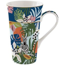 Mug géant et son coffret - Ambiance Tropicale - EASY LIFE - Tasse / Mug - DE-574831