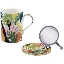 Mug Tisanière - Ambiance Tropicale - EASY LIFE - Tasse / Mug - DE-574807