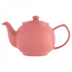 Théière - Céramique - Rose Flamingo brillant - 1.1 L - PRICE & KENSINGTON - Pour le Thé, Café, petit déjeûner - DE-553892