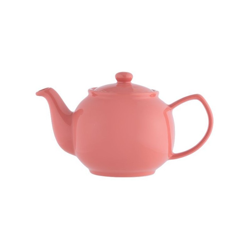 Théière - Céramique - Rose Flamingo brillant - 1.1 L - PRICE & KENSINGTON - Pour le Thé, Café, petit déjeûner - DE-553892