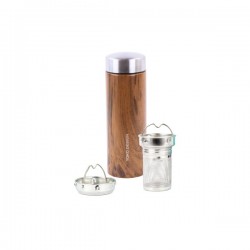 Théière isotherme - 350 ml - Bois - YOKO DESIGN - Bouteille, gourde, mug, canette - DE-572041