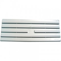 Grille en applique fixe - Plastique - Blanc - 245 x 95 mm - DMO - Grille de ventilation - BR-192190