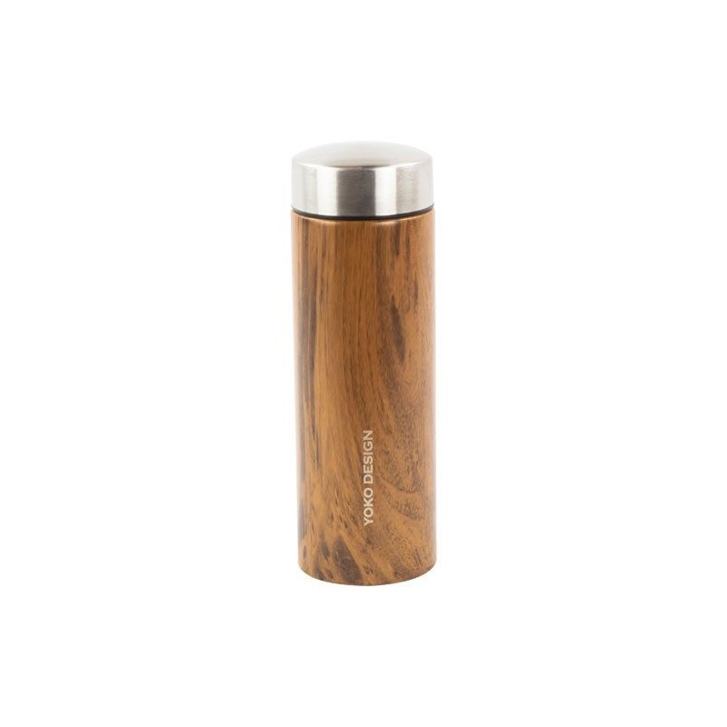 Théière isotherme - 350 ml - Bois - YOKO DESIGN - Bouteille, gourde, mug, canette - DE-572041