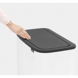 Poubelle sur pieds - Bo Touch Bin - compartiment 36 L - Blanc - BRABANTIA - Poubelle - DE-265463