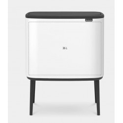 Poubelle sur pieds - Bo Touch Bin - compartiment 36 L - Blanc - BRABANTIA - Poubelle - DE-265463