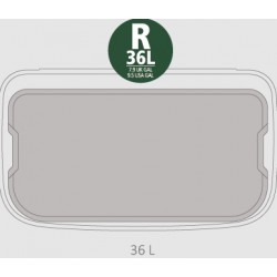 Poubelle à pédale - Bo - 36 L - Platinium - BRABANTIA - Poubelle - DE-566027