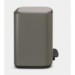 Poubelle à pédale - Bo - 36 L - Platinium - BRABANTIA - Poubelle - DE-566027