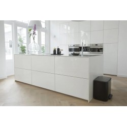 Poubelle à pédale - Bo - 36 L - Noir mat - BRABANTIA - Poubelle - DE-566035