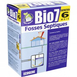 Entretien fosses - 6 x 480 gr - Bio 7 - ECOGENE - Canalisations / fosses - BR-687111