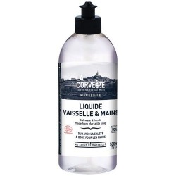 Liquide vaisselle / mains au Savon de Marseille - 500 ml - LA CORVETTE - Entretien de la vaisselle - DE-579889