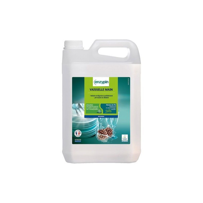 Liquide vaisselle / mains - 5 L - ENZYPIN - Entretien de la vaisselle - DE-423244